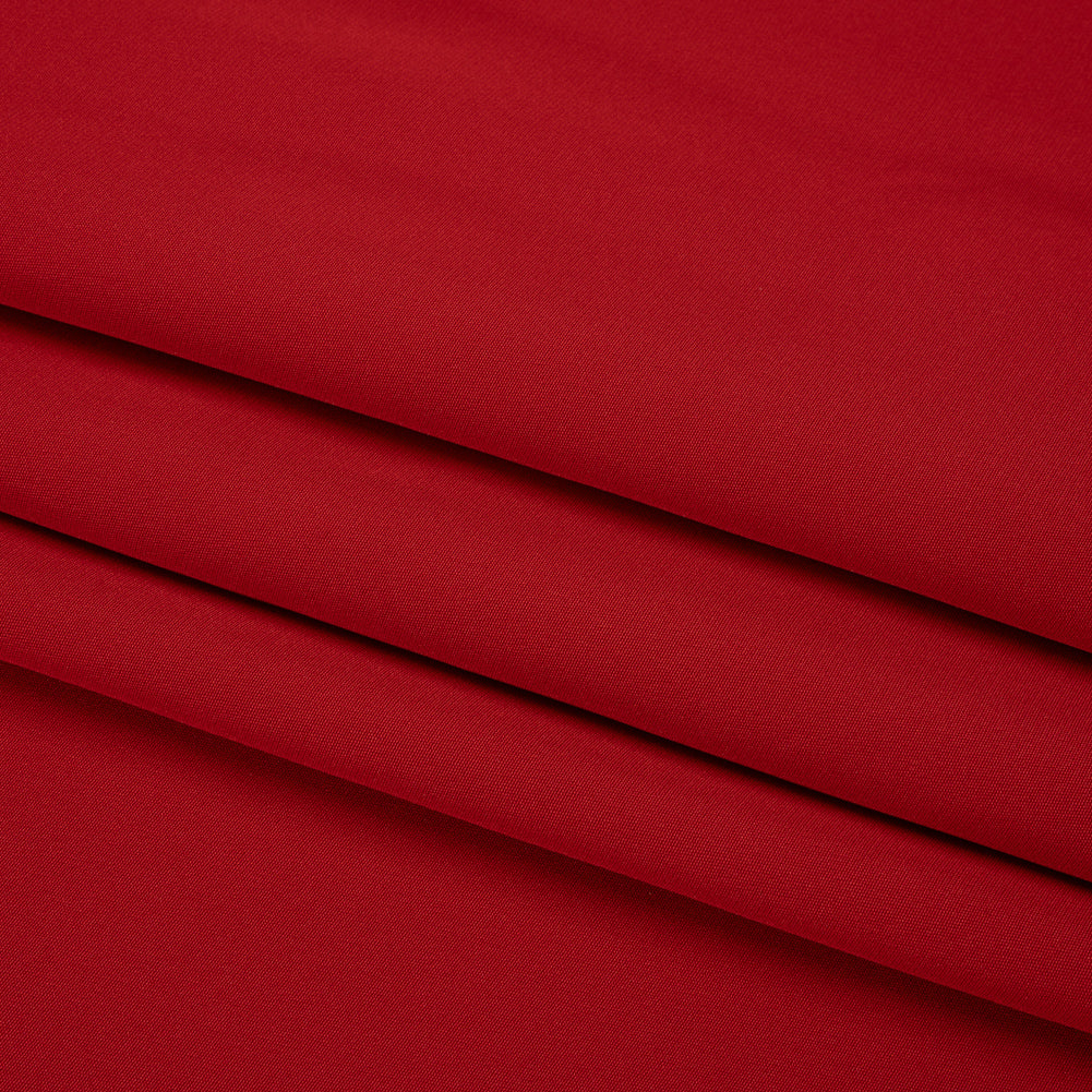 Silk 4-Ply Crepe 44" - Tango Red - Premium Collection Folded