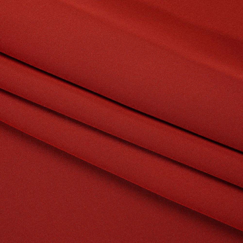 Silk 4-Ply Crepe 44" - Rust - Premium Collection Folded