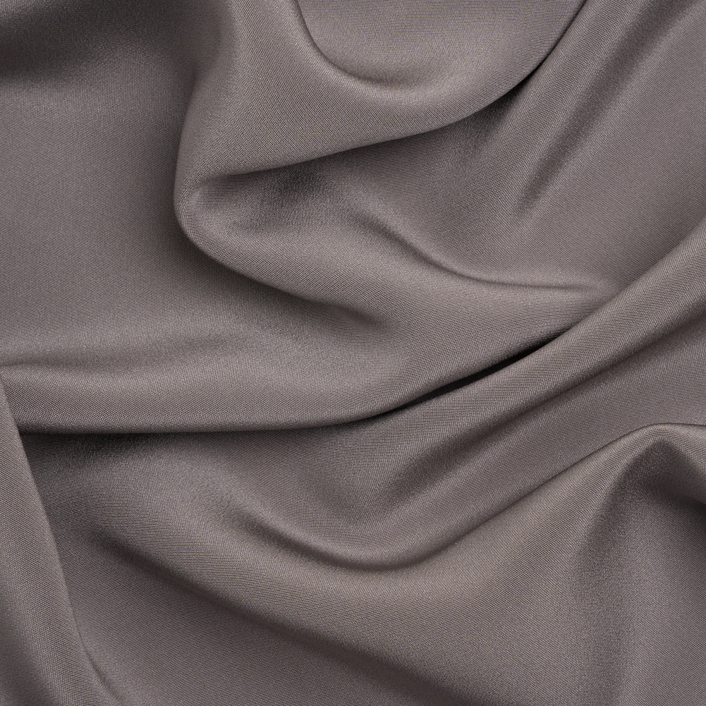 Silk 4-Ply Crepe 44" - Dark Silver - Premium Collection - Image 6 of 7