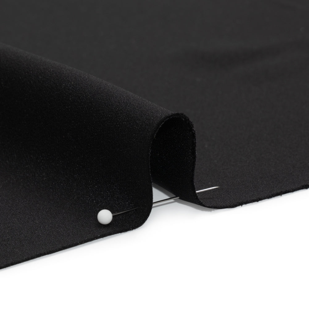 Silk 4-Ply Crepe 44" - Black - Premium Collection - Detail - Image 4 of 7
