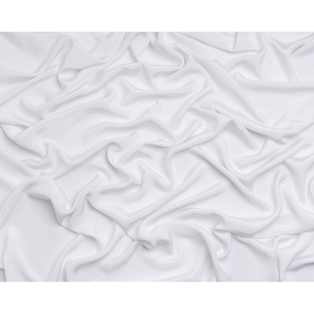 Silk 4-Ply Crepe 54" - Bright White - Premium Collection - Full