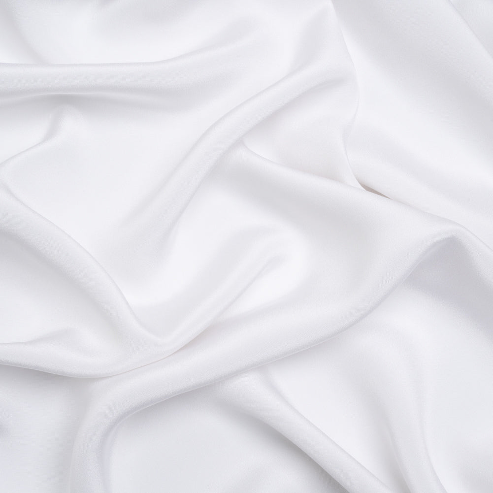 Silk 4-Ply Crepe 54" - Bright White - Premium Collection - Image 6 of 8