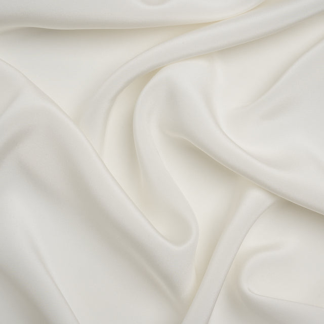 Silk 4-Ply Crepe 54" - Whisper White - Premium Collection