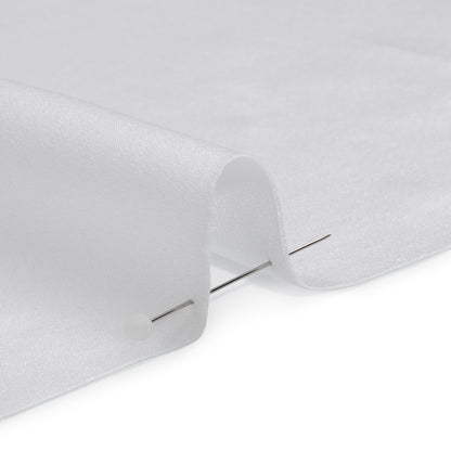 Silk Crepe Back Satin - Bright White - Premium Collection