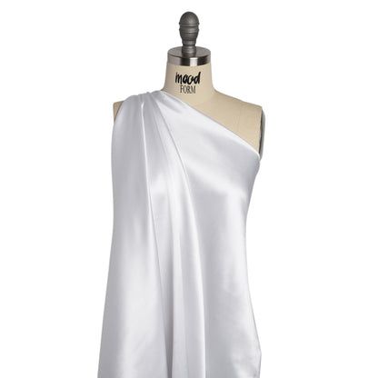 Silk Crepe Back Satin - Bright White - Premium Collection