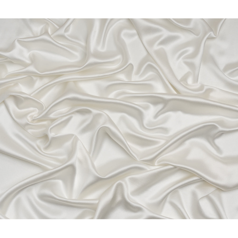 Silk Crepe Back Satin - Whisper White - Premium Collection - Full