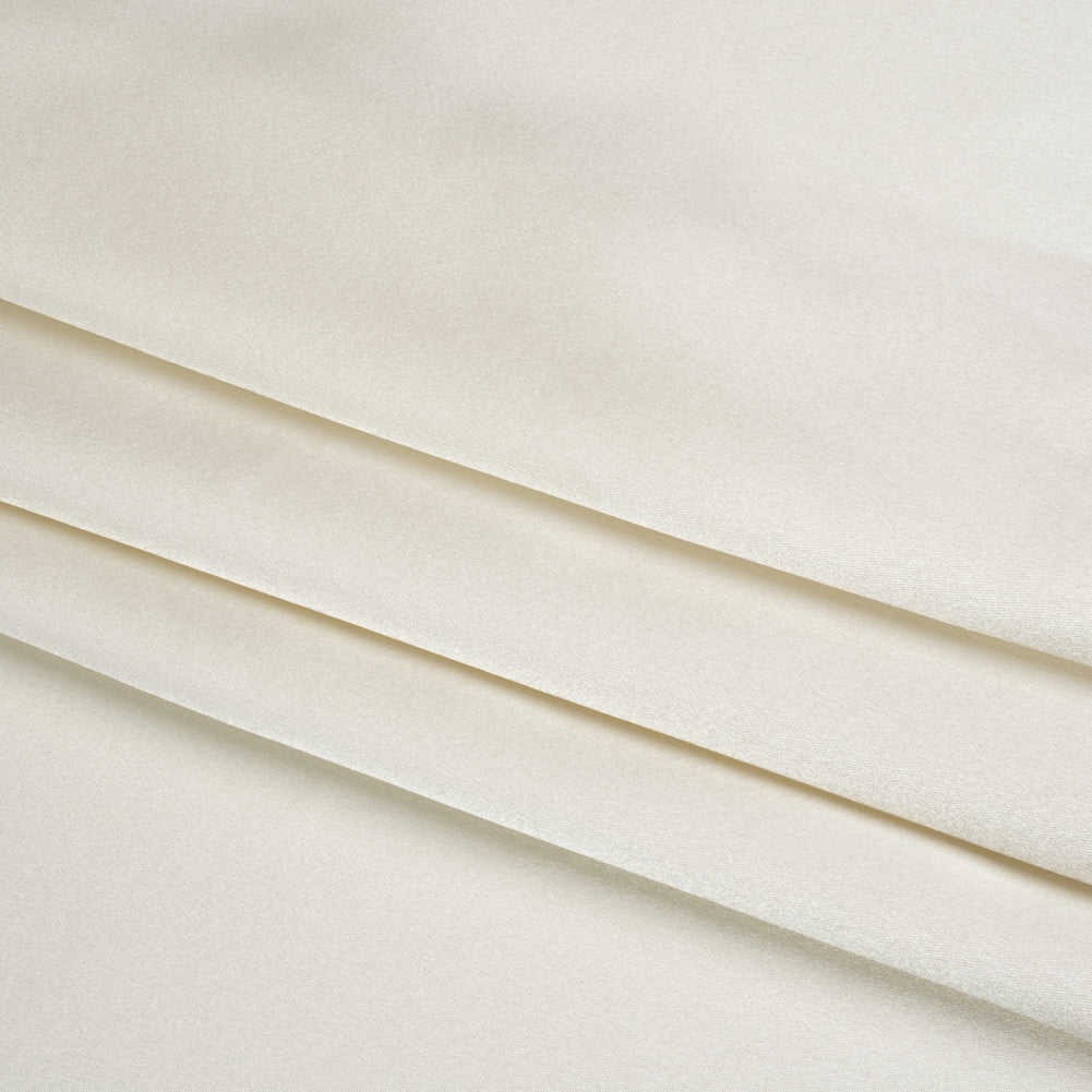 Silk Crepe Back Satin - Antique White - Premium Collection - Folded