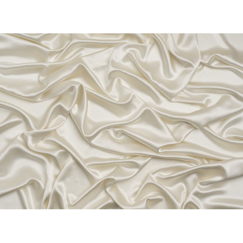 Silk Crepe Back Satin - Antique White - Premium Collection - Full