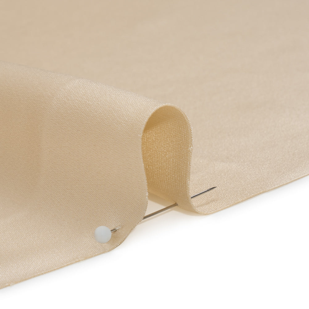 Silk Crepe Back Satin - Tapioca - Premium Collection - Detail