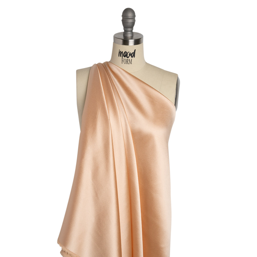 Silk Crepe Back Satin - Ecru - Premium Collection - Drape