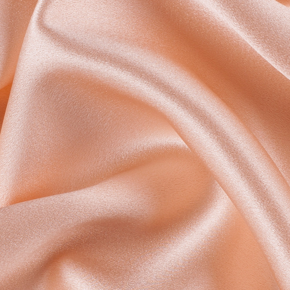 Silk Crepe Back Satin - Pale Blush - Premium Collection - Detail