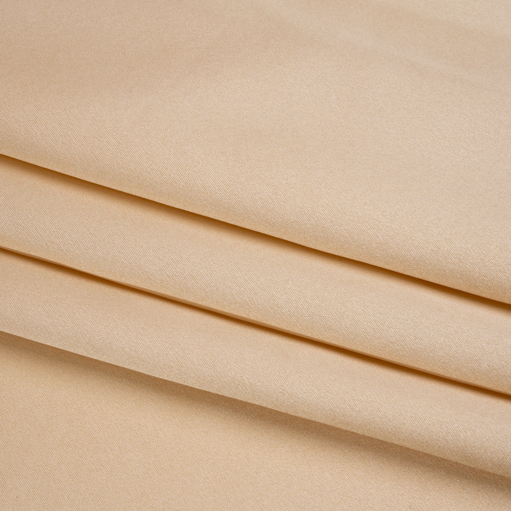 Silk Crepe Back Satin - Cream Pink - Premium Collection - Folded