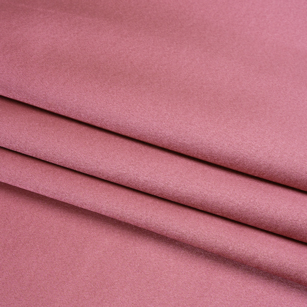 Silk Crepe Back Satin - Polignac Pink - Premium Collection - Folded