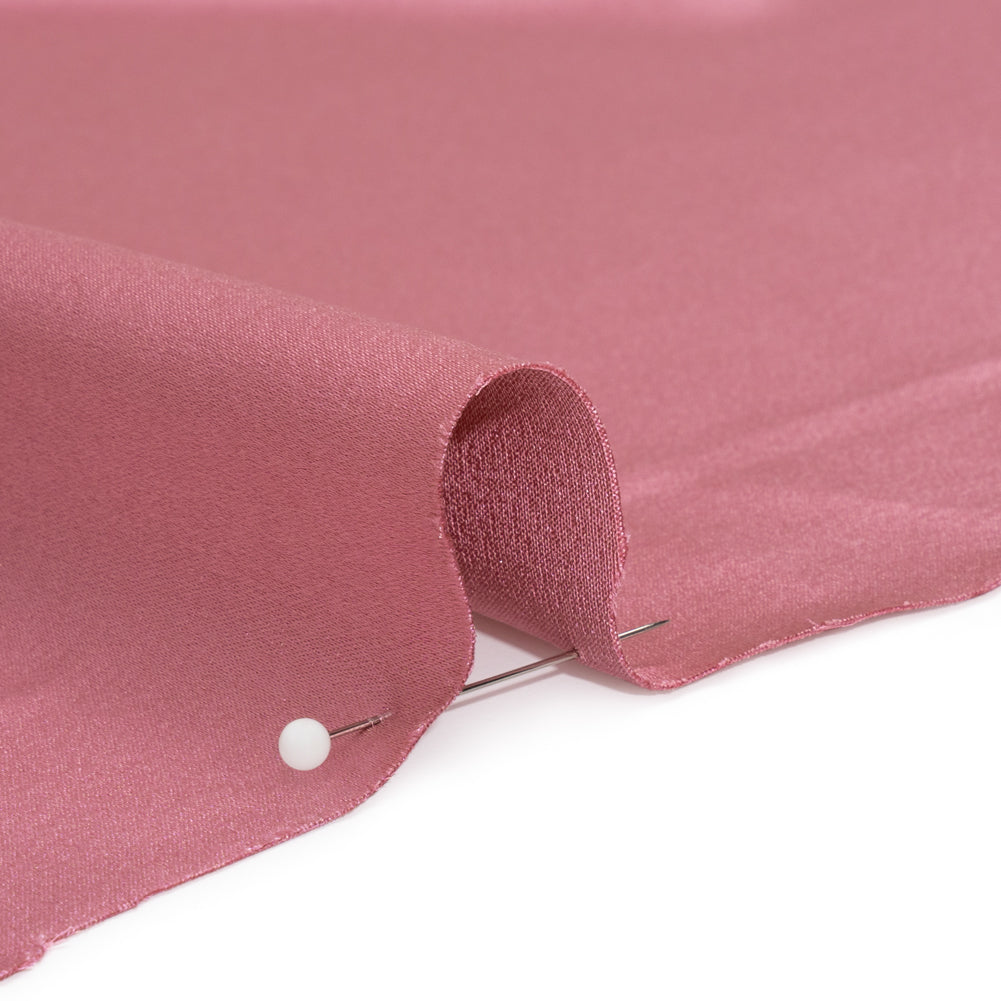Silk Crepe Back Satin - Polignac Pink - Premium Collection - Detail