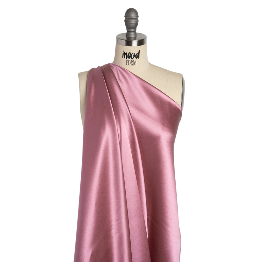 Silk Crepe Back Satin - Polignac Pink - Premium Collection - Drape