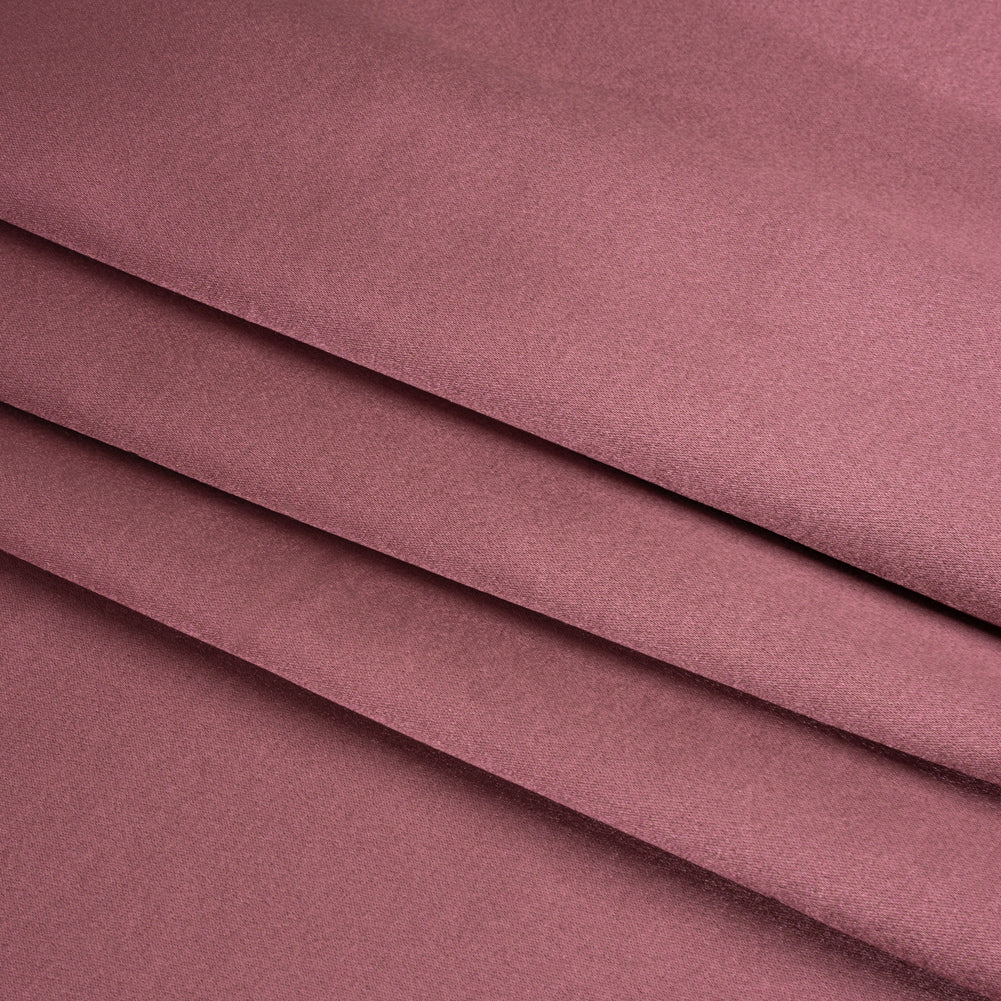 Crushed Berry Silk Crepe Back - Folded