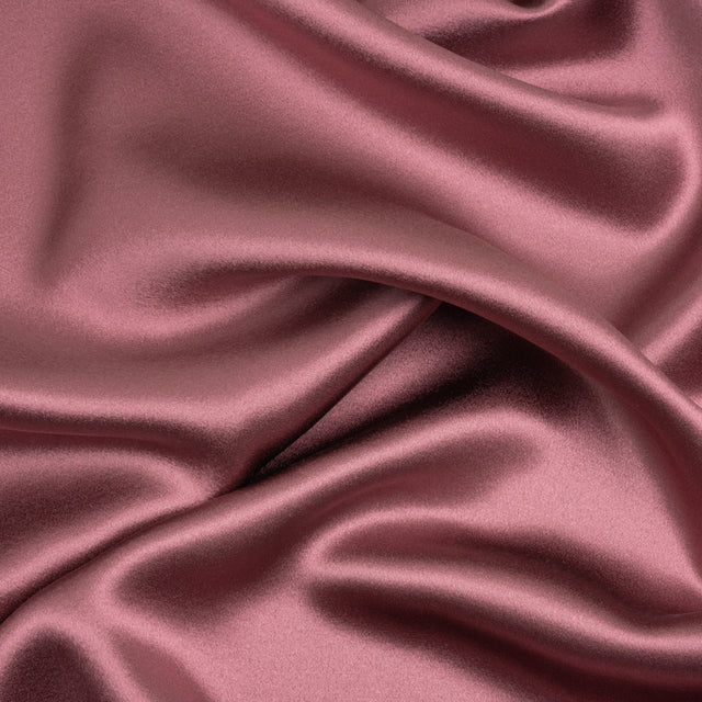 Silk Crepe Back Satin - Crushed Berry - Premium Collection