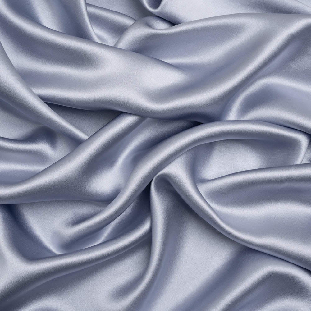 Silk Crepe Back Satin - Icelandic Blue - Premium Collection