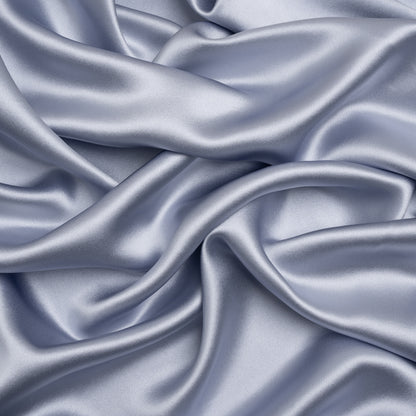 Silk Crepe Back Satin - Icelandic Blue - Premium Collection