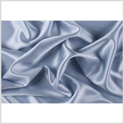 Silk Crepe Back Satin - Gray Dawn - Premium Collection