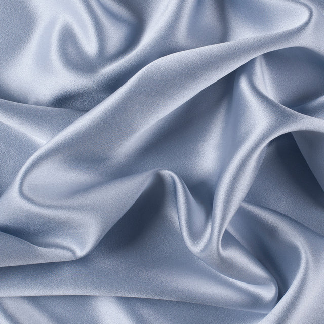 Silk Crepe Back Satin - Gray Dawn - Premium Collection