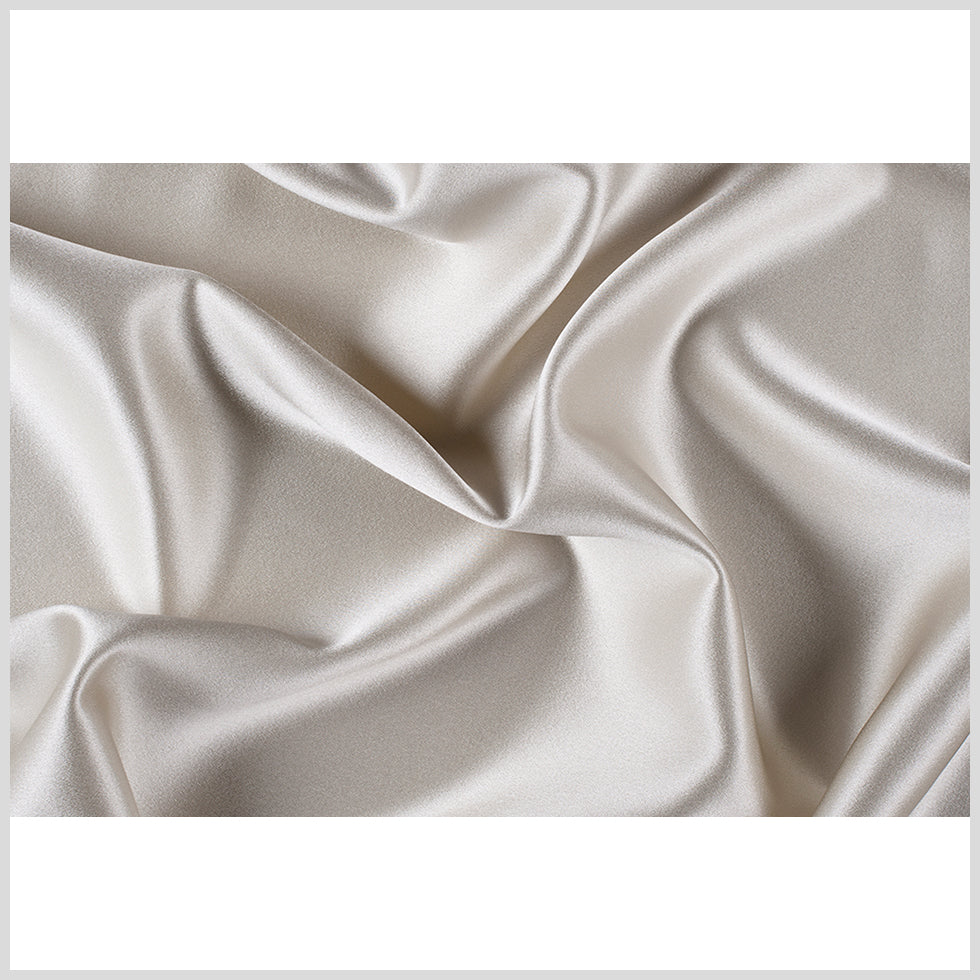 Silk Crepe Back Satin - Ivory - Premium Collection - Full