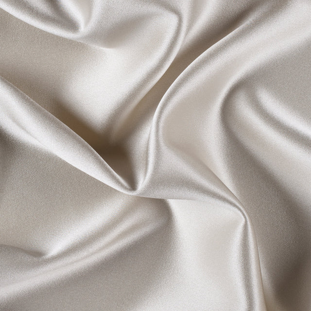 Silk Crepe Back Satin - Ivory - Premium Collection