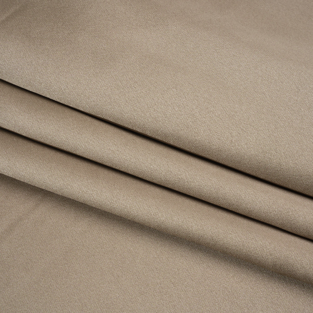 Silk Crepe Back Satin - Feather Gray - Premium Collection - Folded