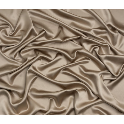 Silk Crepe Back Satin - Feather Gray - Premium Collection