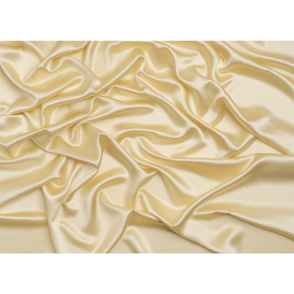 Silk Crepe Back Satin - Pale Yellow - Premium Collection - Full