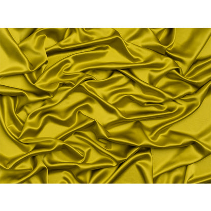 Silk Crepe Back Satin - Warm Olive - Premium Collection