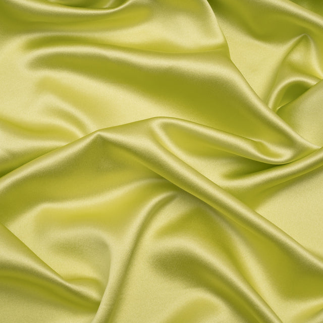 Silk Crepe Back Satin - Sunny Lime - Premium Collection