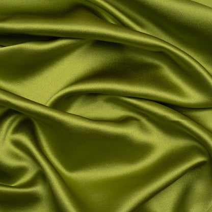 Silk Crepe Back Satin - Peridot Green - Premium Collection