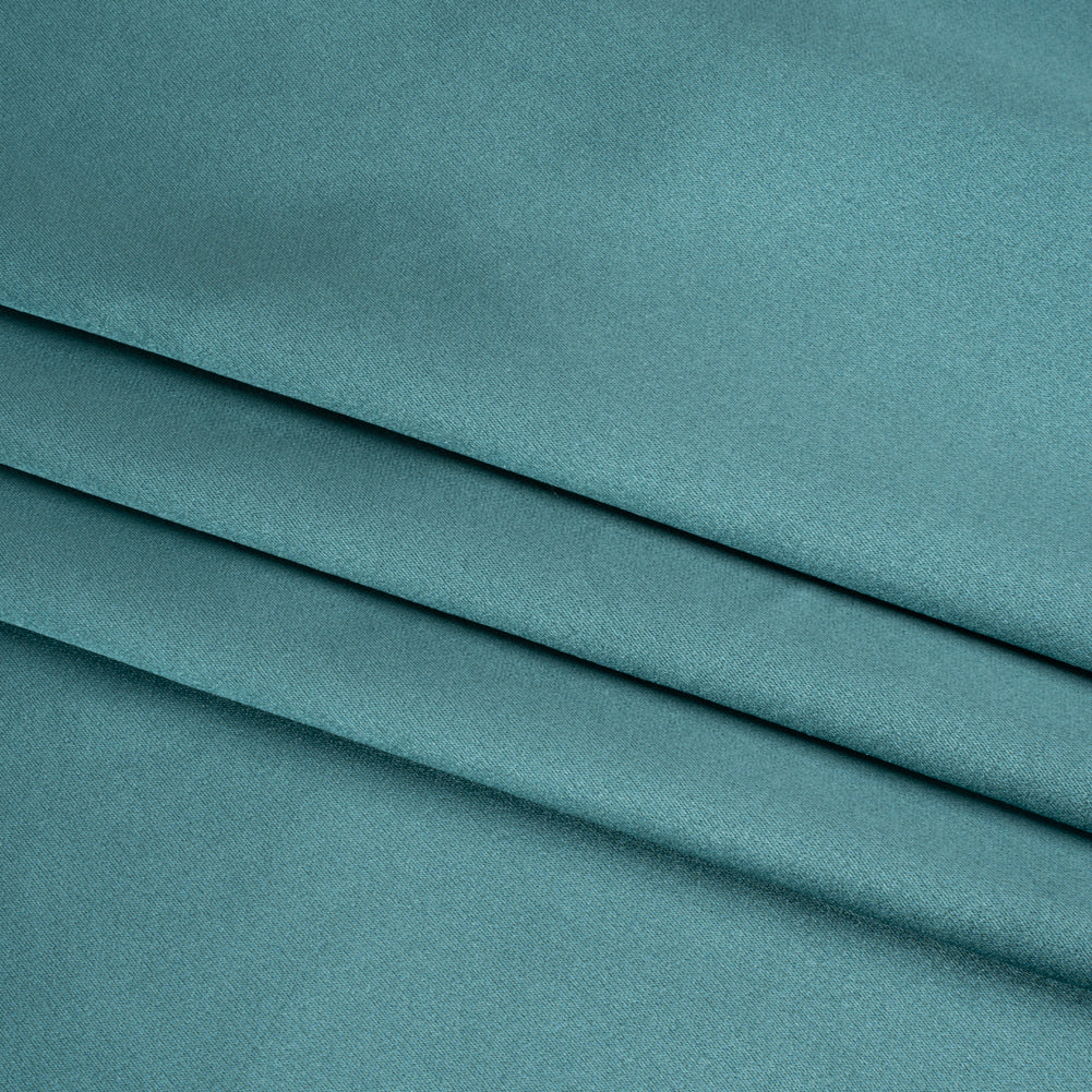 Silk Crepe Back Satin - Colonial Blue - Premium Collection - Folded