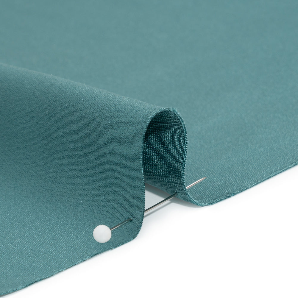 Silk Crepe Back Satin - Colonial Blue - Premium Collection - Detail