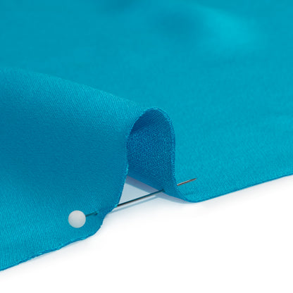 Silk Crepe Back Satin - Horizon Blue - Premium Collection