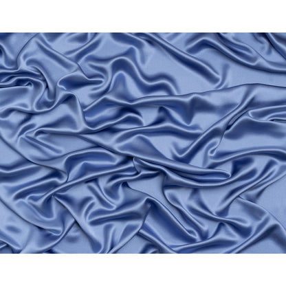 Silk Crepe Back Satin - Regatta Blue - Premium Collection