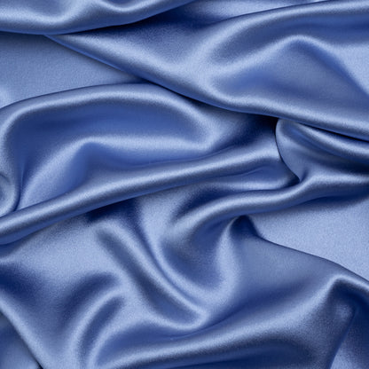 Silk Crepe Back Satin - Regatta Blue - Premium Collection