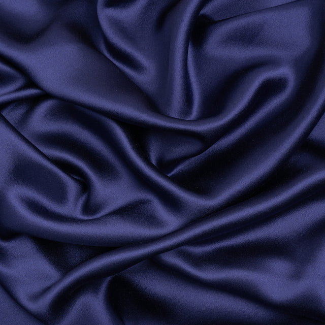 Silk Crepe Back Satin - Estate Blue - Premium Collection