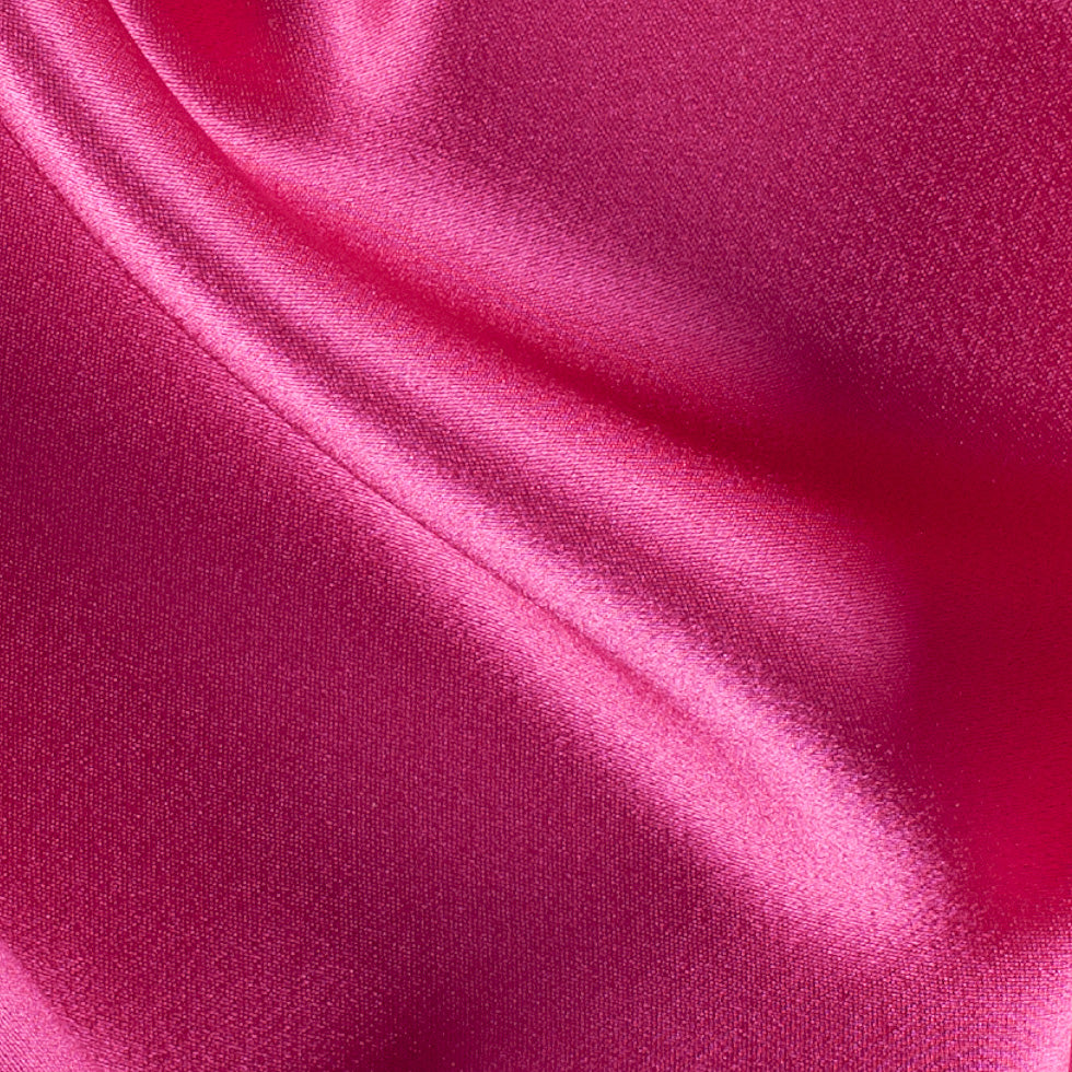 Silk Crepe Back Satin - Beetroot - Premium Collection - Detail