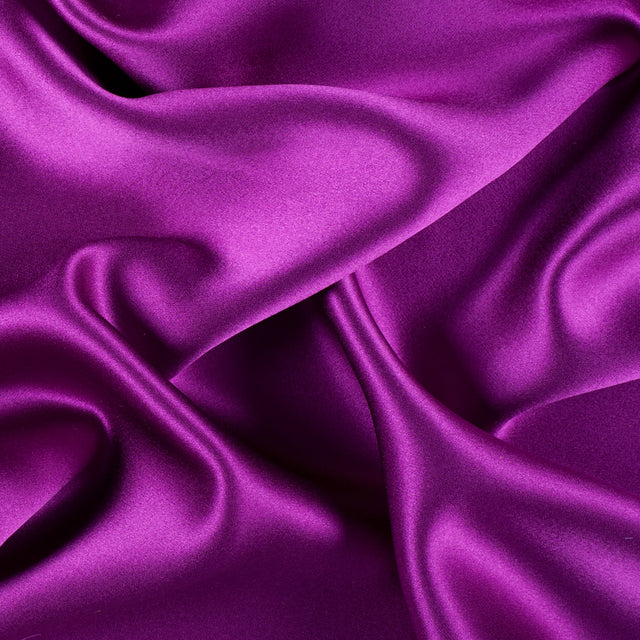 Silk Crepe Back Satin - Sparkling Purple - Premium Collection