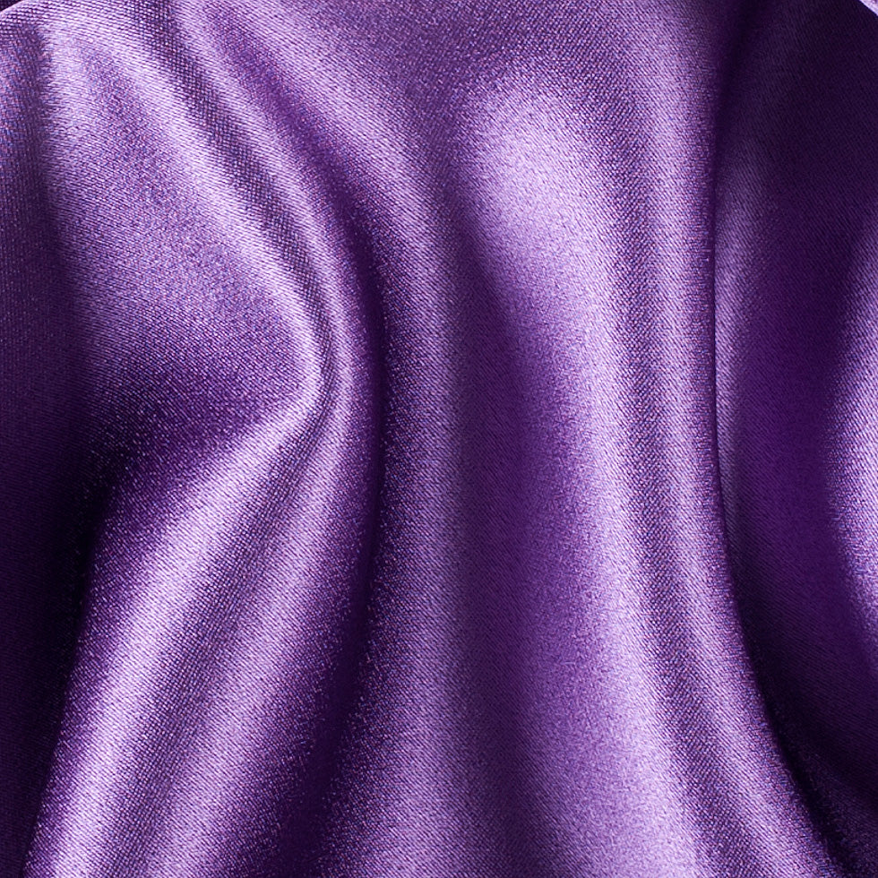Silk Crepe Back Satin - Bright Purple - Premium Collection - Detail