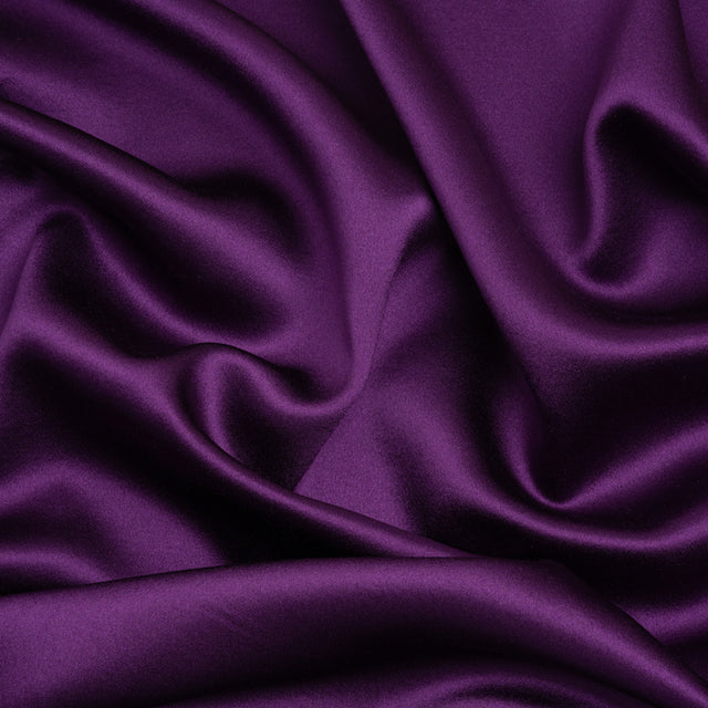 Silk Crepe Back Satin - Majesty Purple - Premium Collection