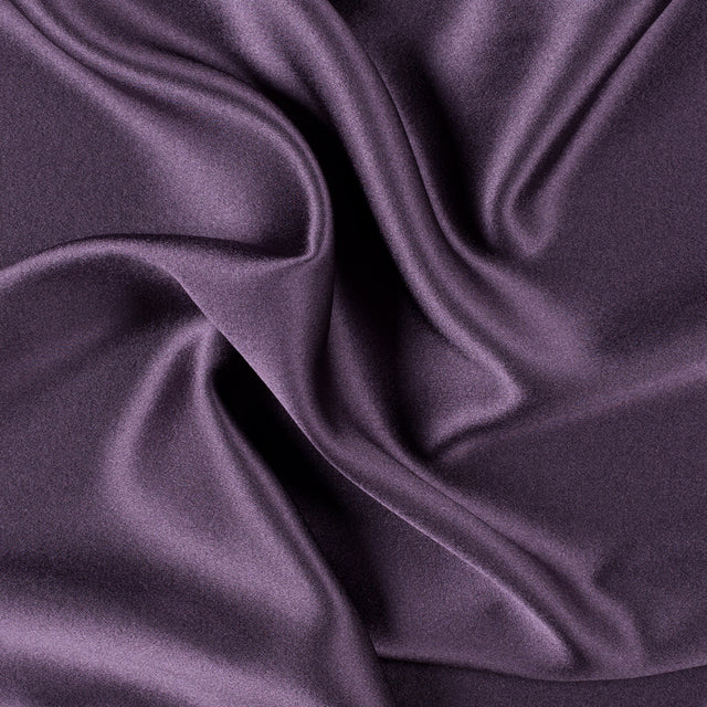 Silk Crepe Back Satin - Blackberry - Premium Collection