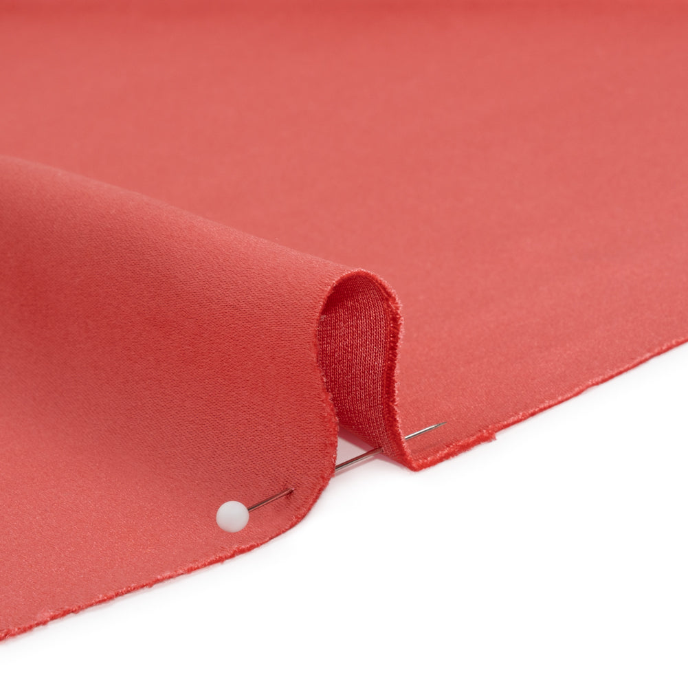Silk Crepe Back Satin - Salmon - Premium Collection - Detail