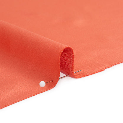Silk Crepe Back Satin - Coral - Premium Collection