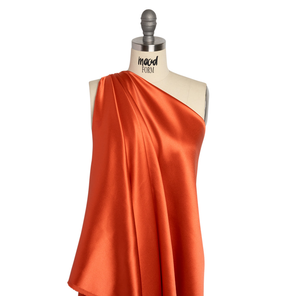 Silk Crepe Back Satin - Mandarin - Premium Collection - Drape