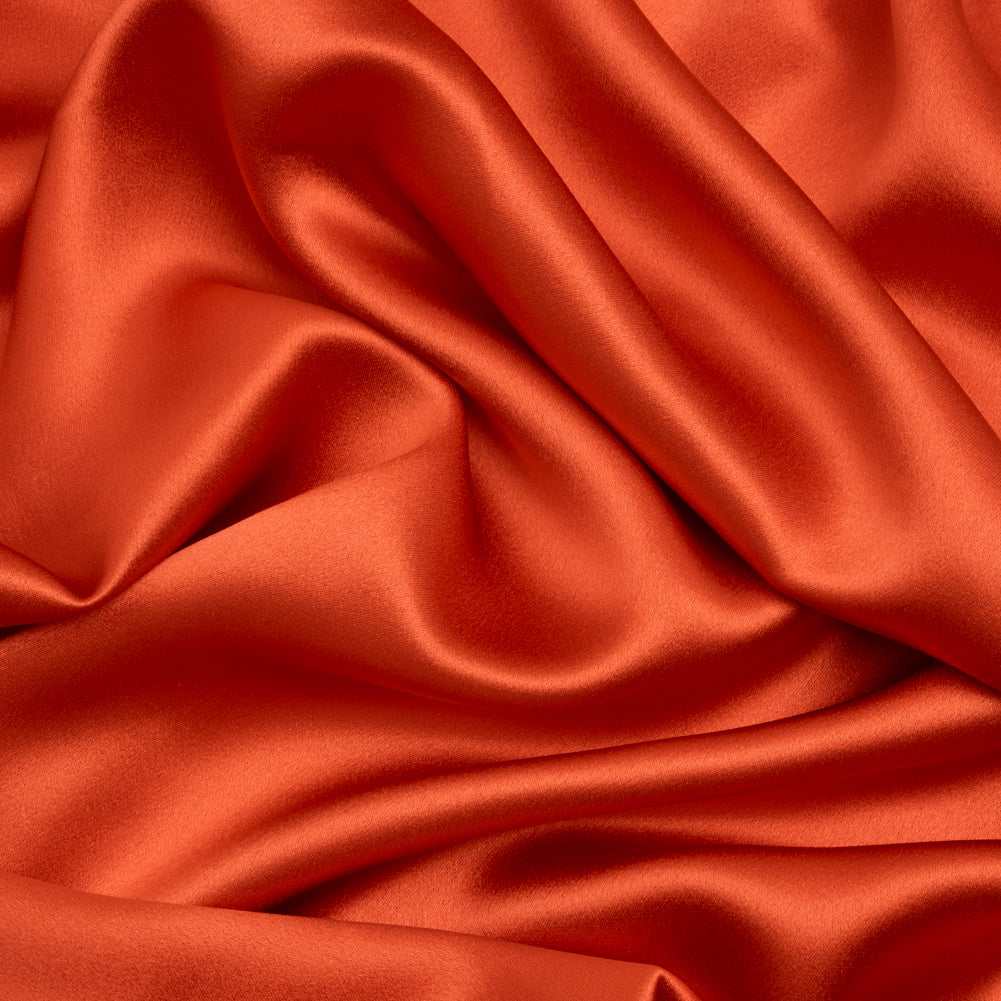 Silk Crepe Back Satin - Mandarin - Premium Collection