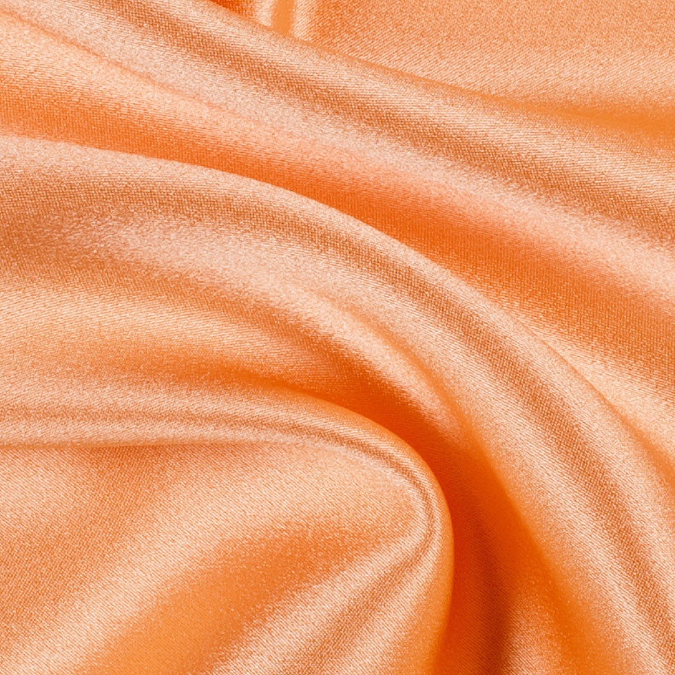 Silk Crepe Back Satin - Peach Fuzz - Premium Collection - Detail