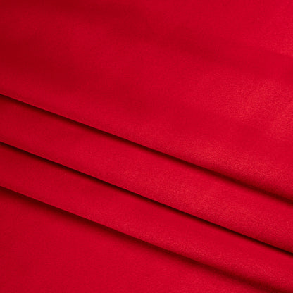 Silk Crepe Back Satin - Red - Premium Collection